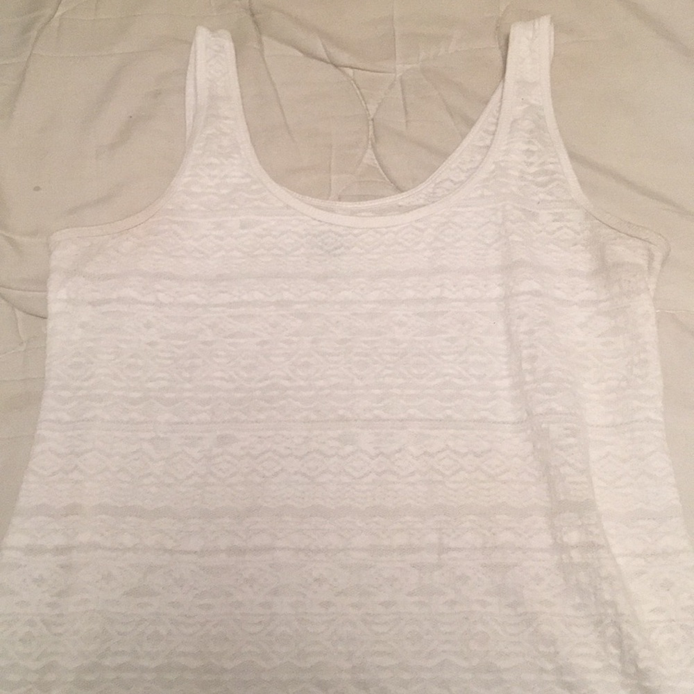 White tank top